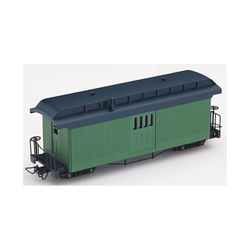 5174 - Fiddeltown & Copperopolis wagon de poste, vert sans inscription