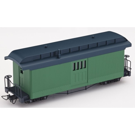 5174 - Fiddeltown & Copperopolis wagon de poste, vert sans inscription