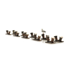 ARTITEC 387.491 - Double bitte d'amarrage (10x)