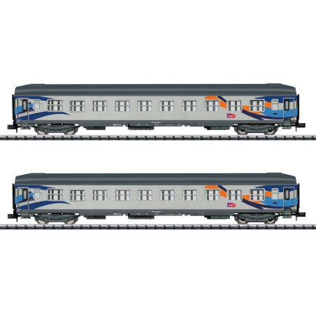 MINITRIX 18211 - Coffret de voitures grandes lignes "Croisière"