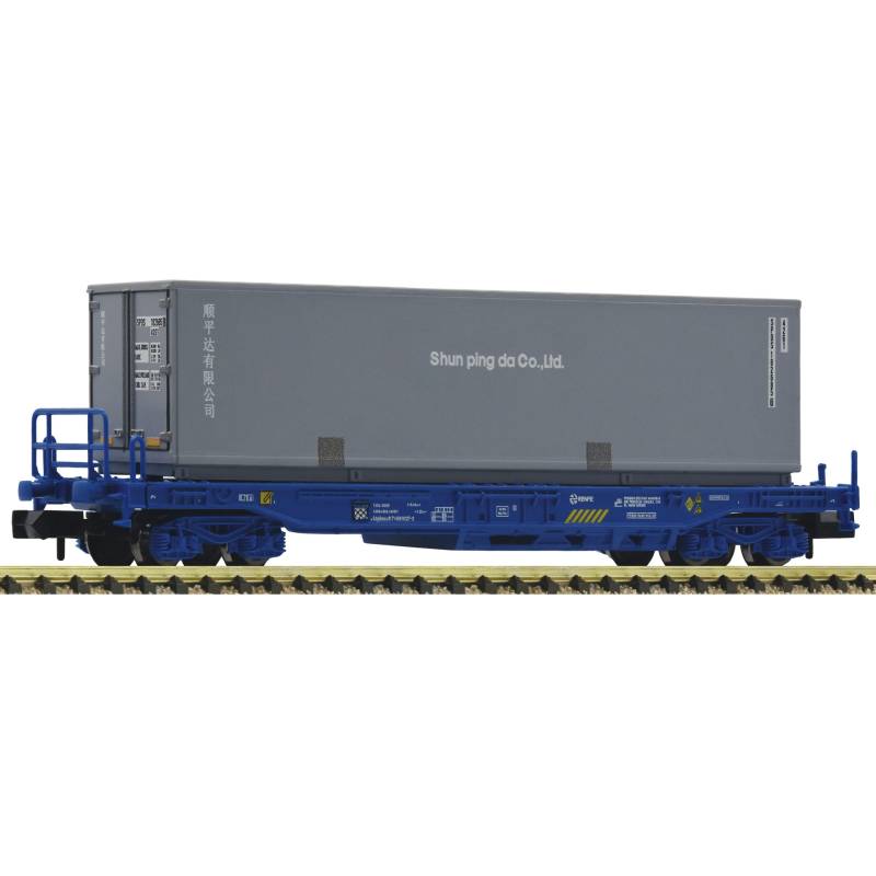 Fleischmann 845375 - Wagon porte  container unifié de la RENFE