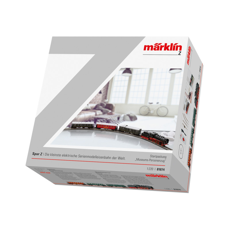 Märklin - Coffret de départ "Train voyageurs-musée" avec locomotive à vapeur BR 24