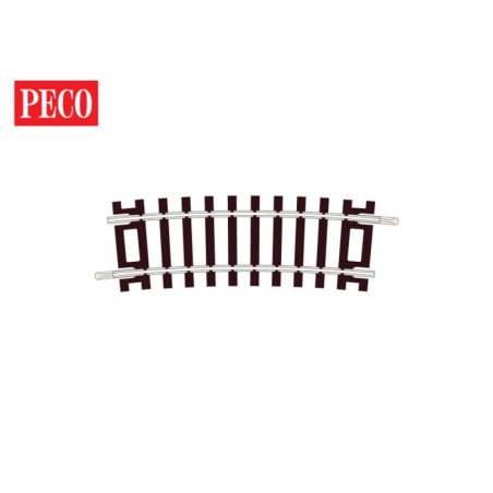 PECO ST-222 - H0 -Rail courbe rayon R1 371 mm - 11.25°-  Code 100