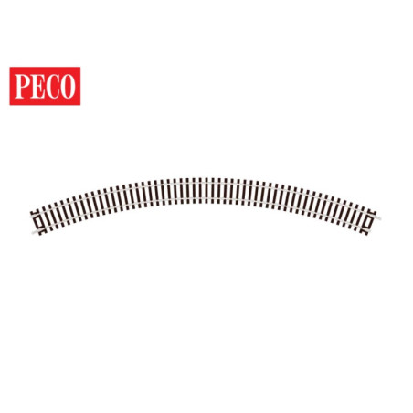 PECO ST-221 - H0 -Rail courbe rayon R1 371 mm - 45°-  Code 100