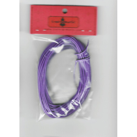 TRAIN 0 MATIC -  Fil souple cuivre 10ml 0.14mm² violet