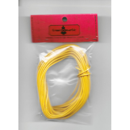 TRAIN 0 MATIC -  Fil souple cuivre 10ml 0.14mm² jaune