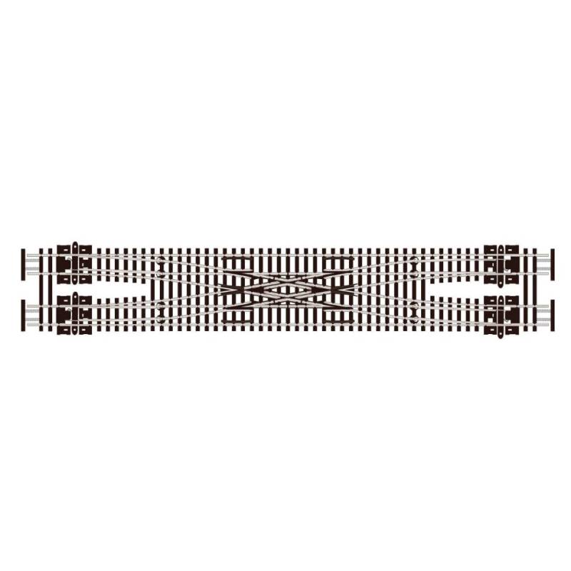 PECO  SL-E383F - N - Bretelle double avec coeurs polarisés longueur 271mm rayon 511mm angle 10° code 55