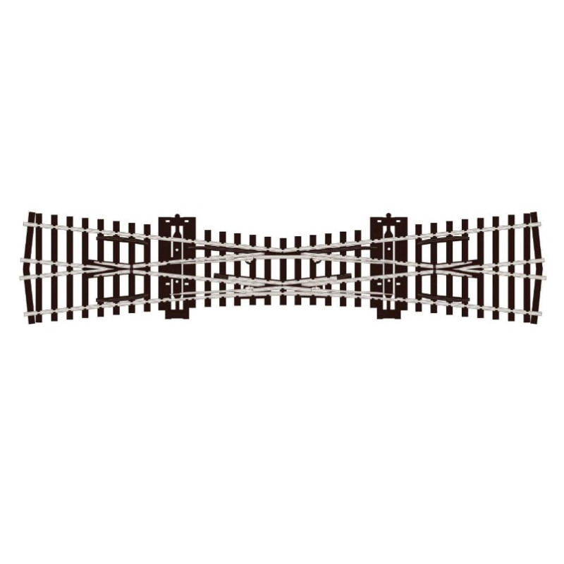 PECO SL-E180 - Traversée jonction simple 12° électrofrog code 75  HO