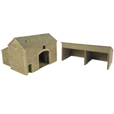 Metcalfe PO251 - MANOIR FERME GRANGE  - ÉCHELLE 00/H0