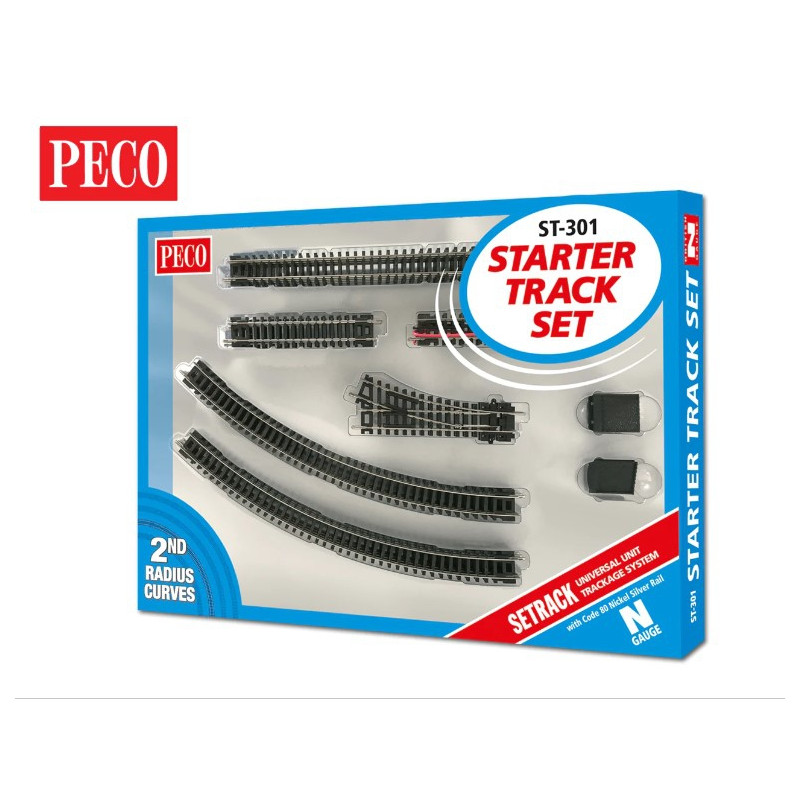 PECO - Coffret de départ, rails code 80 SETRACK échelle N