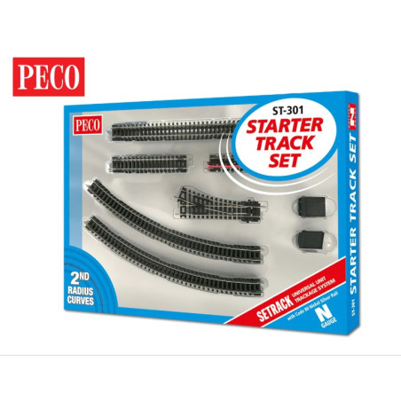 PECO - Coffret de départ, rails code 80 SETRACK échelle N