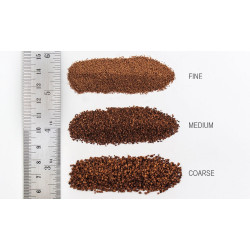 WOODLAND SCENICS  -Ballast marron grain moyen