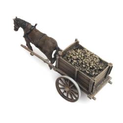 artitec 387.287 - Cheval et charrette chargée de betteraves sucrières