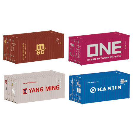 Märklin - Set de conteneurs 20 pieds.