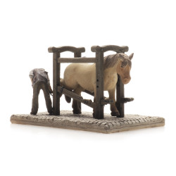 Artitec 387.431- Maréchal ferrant, cheval + forgeron