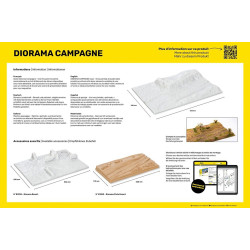 Heller 81254 - SOCLE DIORAMA CAMPAGNE