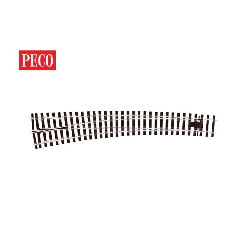 Peco SL-E787BH - Aiguillage gauche - Grand rayon