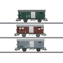 Marklin 46568 - Coffret de wagons marchandises couverts K3