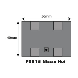 Metcalfe PN815 - CABANE NISSEN À L'ÉCHELLE N