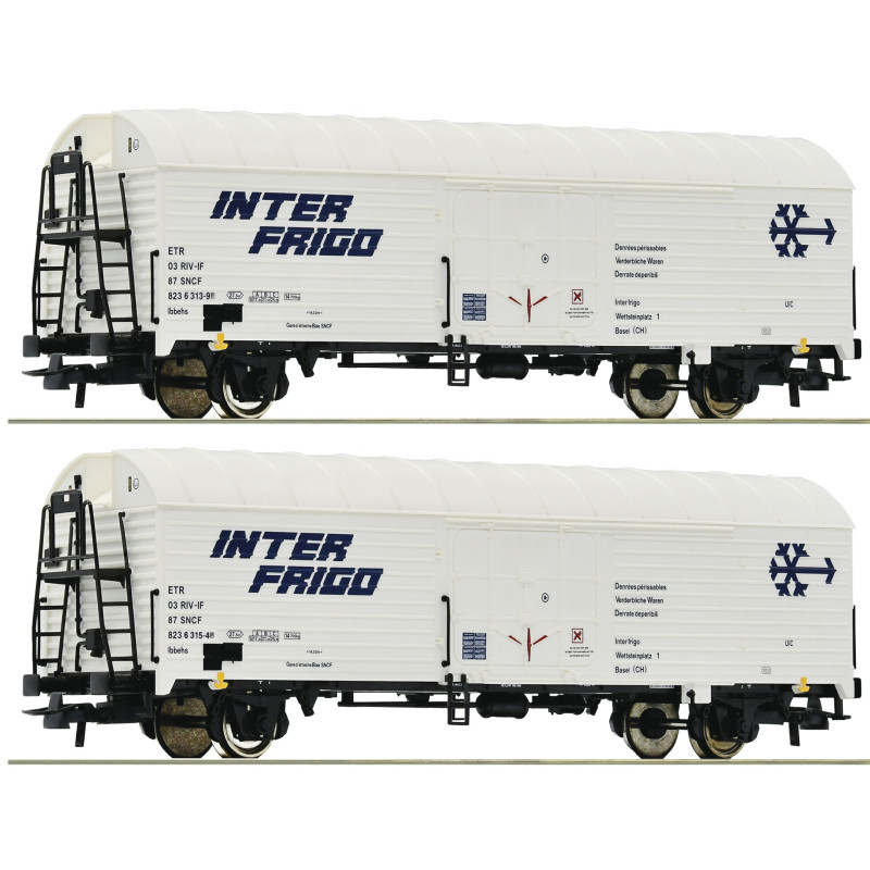 ROCO 76040 - Coffret 2 pièces: Wagons réfrigérantes, SNCF