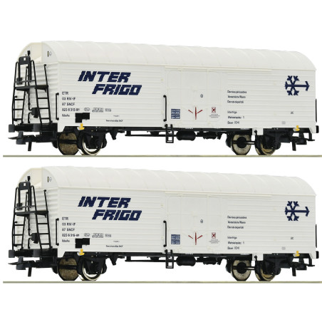 ROCO 76040 - Coffret 2 pièces: Wagons réfrigérantes, SNCF