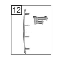 Fleischmann 73213518 - Rambarde et trompe pour BB 22000