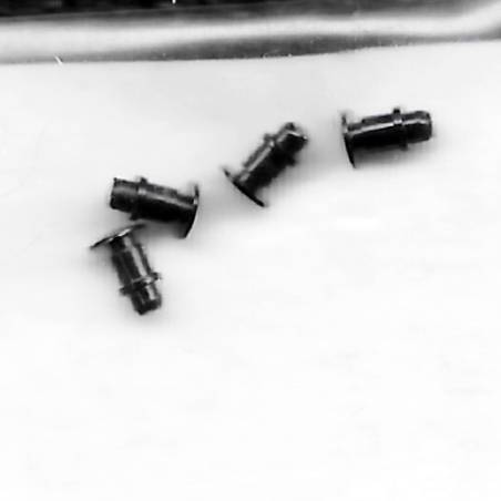 Minitrix E12039700 - Tampon noir 4 pcs