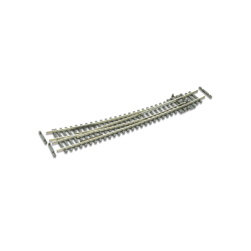 Peco  SL-E386F - N - Aiguillage courbe à droite - 160mm - Rayons 457 et 914mm - 10° - code 55