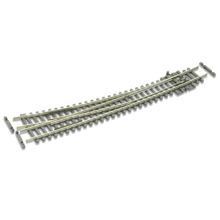 Peco  SL-E386F - N - Aiguillage courbe à droite - 160mm - Rayons 457 et 914mm - 10° - code 55
