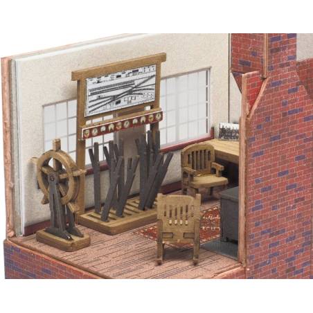 Metcalfe PO580 - INTÉRIEUR POSTE D'AIGUILLAGE  À L'ÉCHELLE 00/H0