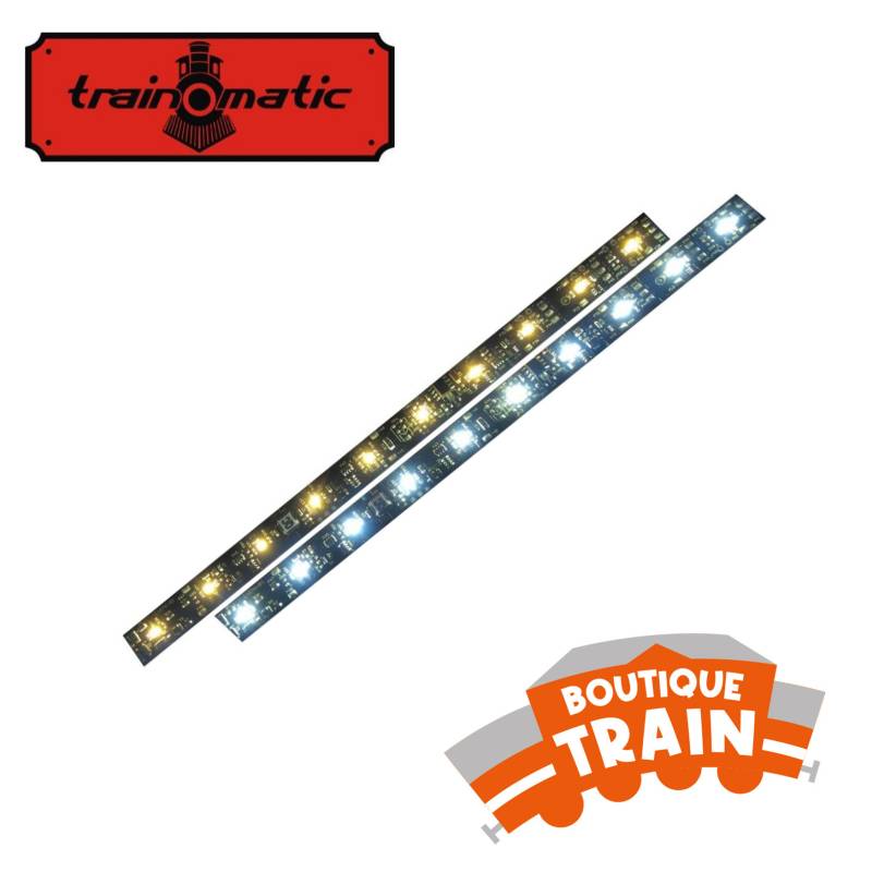 Barrette d'éclairage led Train-O-Matic 02070325 - Mini Digi - Blanc chaud - DCC