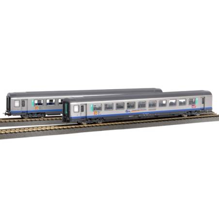 PI97105 - Set de 2 VTU CORAIL - TER PACA - 2nde cl. - SNCF - Ép. VI
