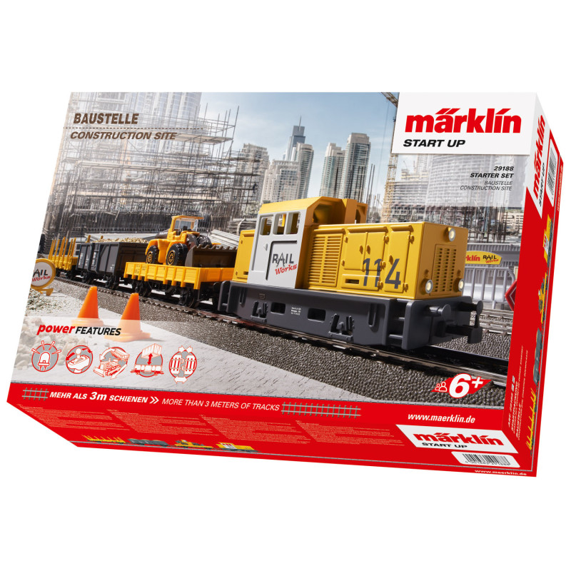 Marklin 29188 - Märklin Start up - Startpackung "Baustelle"