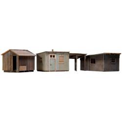 Artitec 10.199 - Abris de jardin, 1:87, kit en résine, non peint