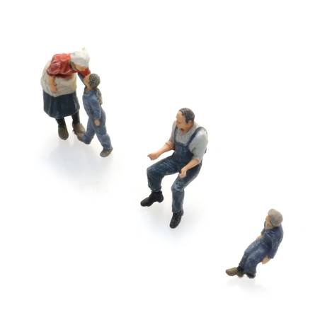 Artitec 5870026 - Famille d'agriculteurs sur le tracteur