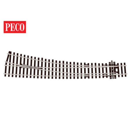 Peco SL-86 - Aiguillage enroulé à droite 258mm Insulfrog - Code 100
