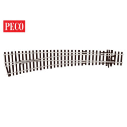 Peco SL-87 - Aiguillage enroulé à droite 258mm Insulfrog - Code 100