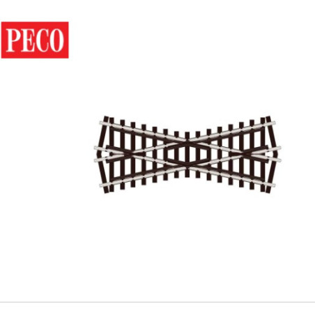 Peco SL-93 - Croisement court 24° insulfrog code 100 échelle HO
