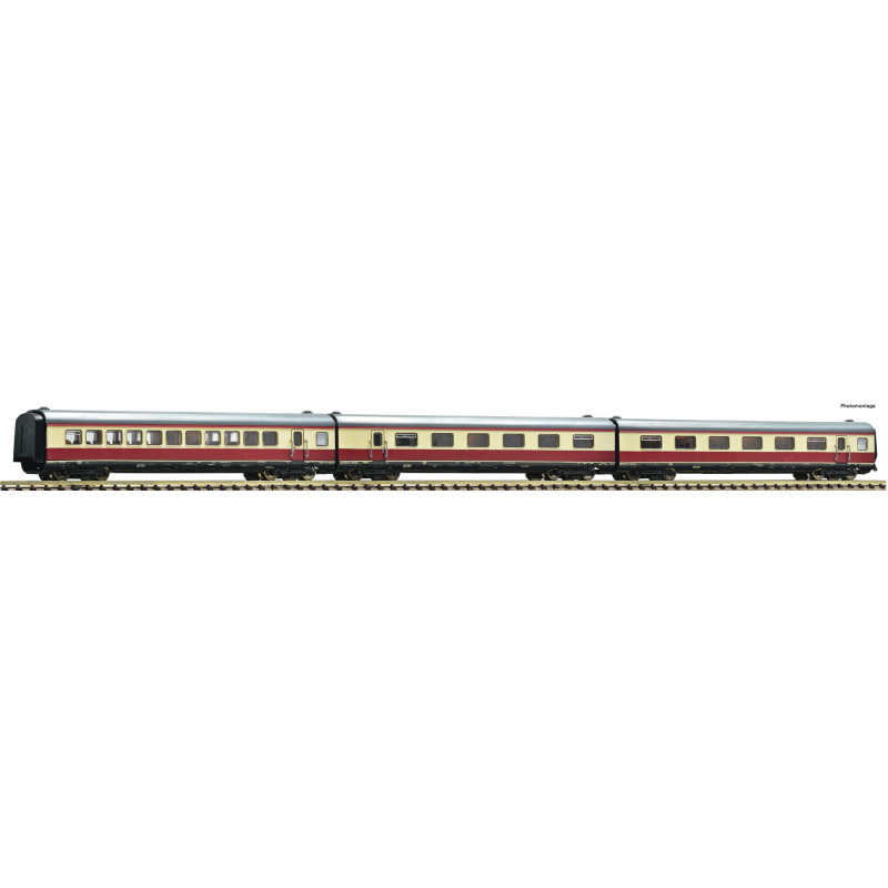 Fleischmann 741006 - Coffret 3 pièces: Wagon complémentaire « Alpen-See-Express », DB