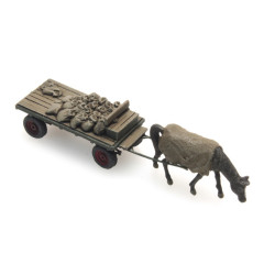 Artitec 316.051 - Chariot à charbon avec cheval