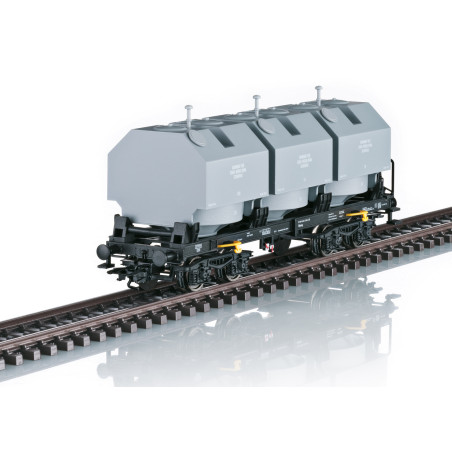 Marklin 48263 - Coffret de wagons porte-cuves pour le transport de chaux Slmmp