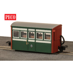 copy of Peco GR-550 - OO-9 FR Bug Box Coach, 1re classe, livrée Early Preservation