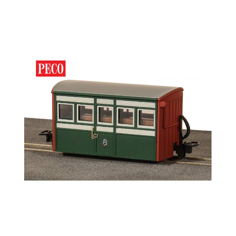 Peco GR-551 - OO-9 FR Bug Box Coach, 1re classe, livrée Early Preservation