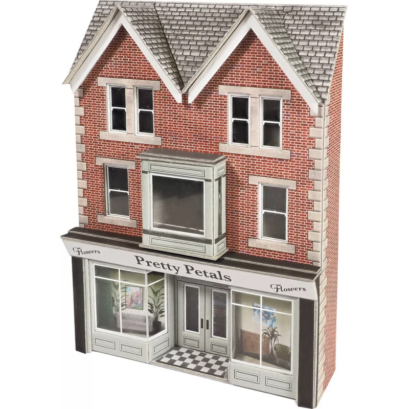 Metcale PO374 - Immeuble de ville avec magasin - fond de décor