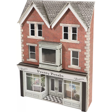 Metcale PO374 - Immeuble de ville avec magasin - fond de décor
