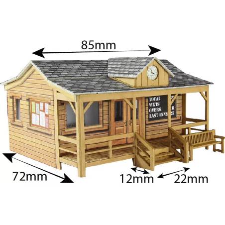 Metcale PO410 - PAVILLON EN BOIS À L'ÉCHELLE 00/H0