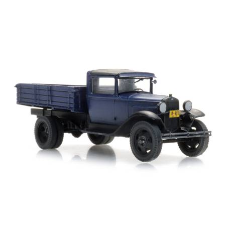 Artitec 387.497 - Ford modèle AA bleu foncé avec benne