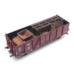 487.801.61 - Chargement matériel de voie et wagonnets à voie étroite adapté pour wagon
