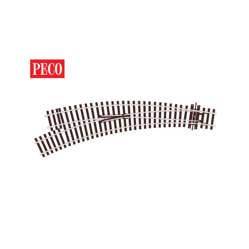 copy of Peco SL-U76 - Aiguillage incurvé petit rayon, droite