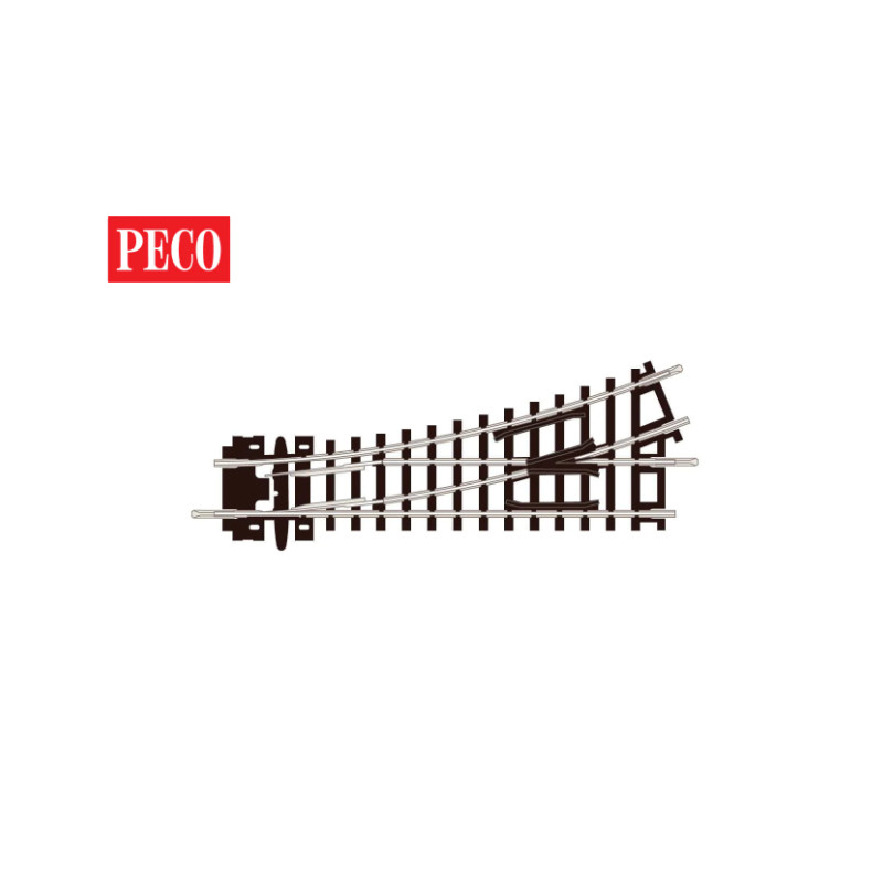 Peco ST-6  - Aiguillage, 1er rayon, gauche